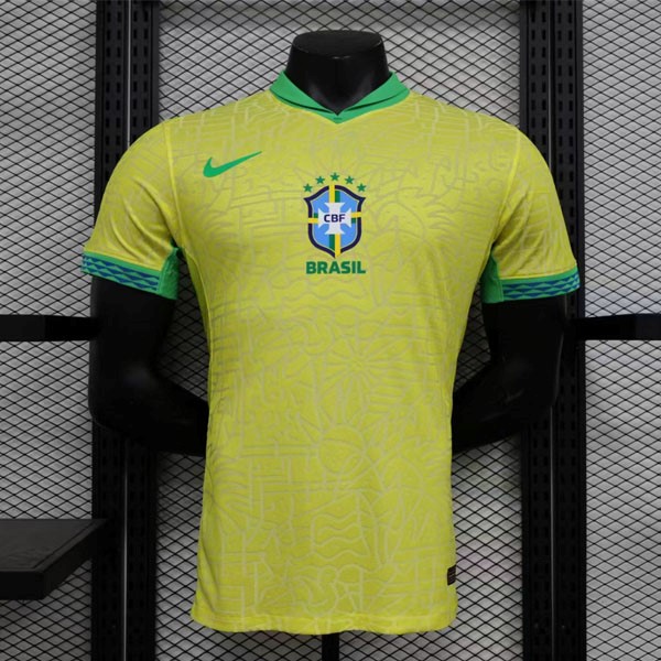 Tailandia Camiseta Brasil Replica Primera Ropa 2023/24